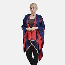 Peacock Feather Pattern Super Soft Shawl