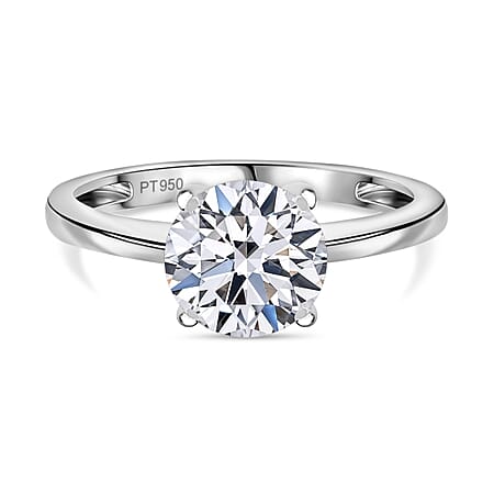 LUXURIANT 1.50 Ct. Lab Grown Diamond Solitaire Ring in 950 Platinum SGL Certified LUXURIANT 1.50 Ct. Lab Grown Diamond Solitaire Ring in 950 Platinum SGL Certified