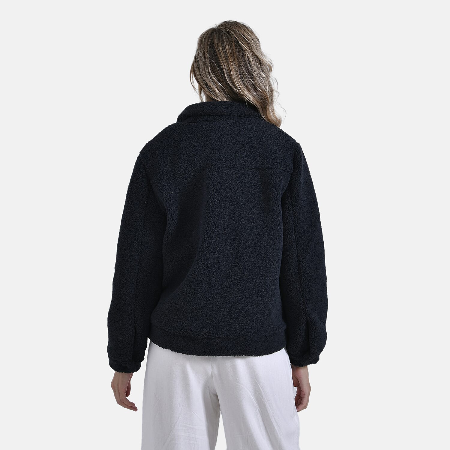 La Marey Ladies Fleece Button-Up Jacket