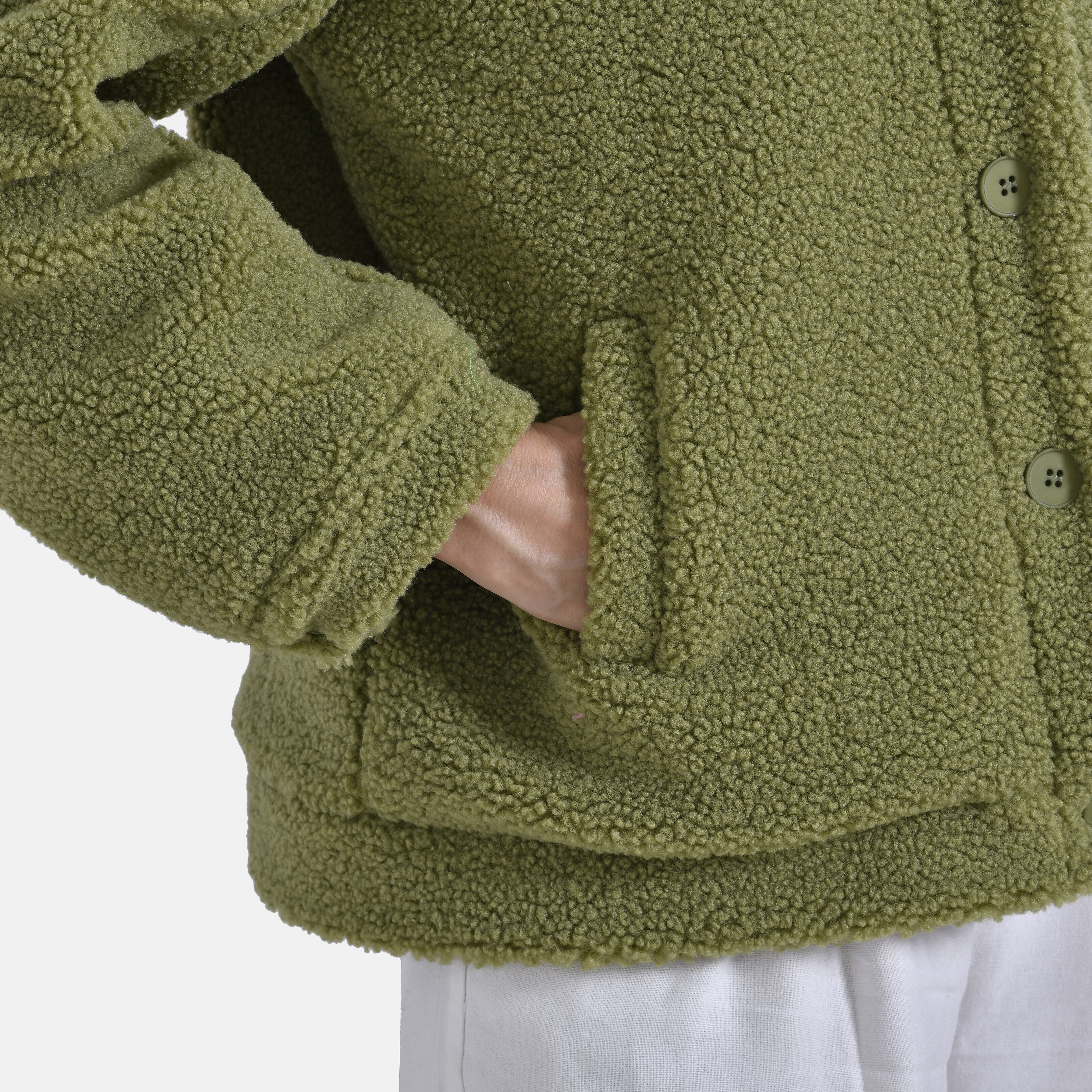 La Marey Ladies Fleece Button-Up Jacket