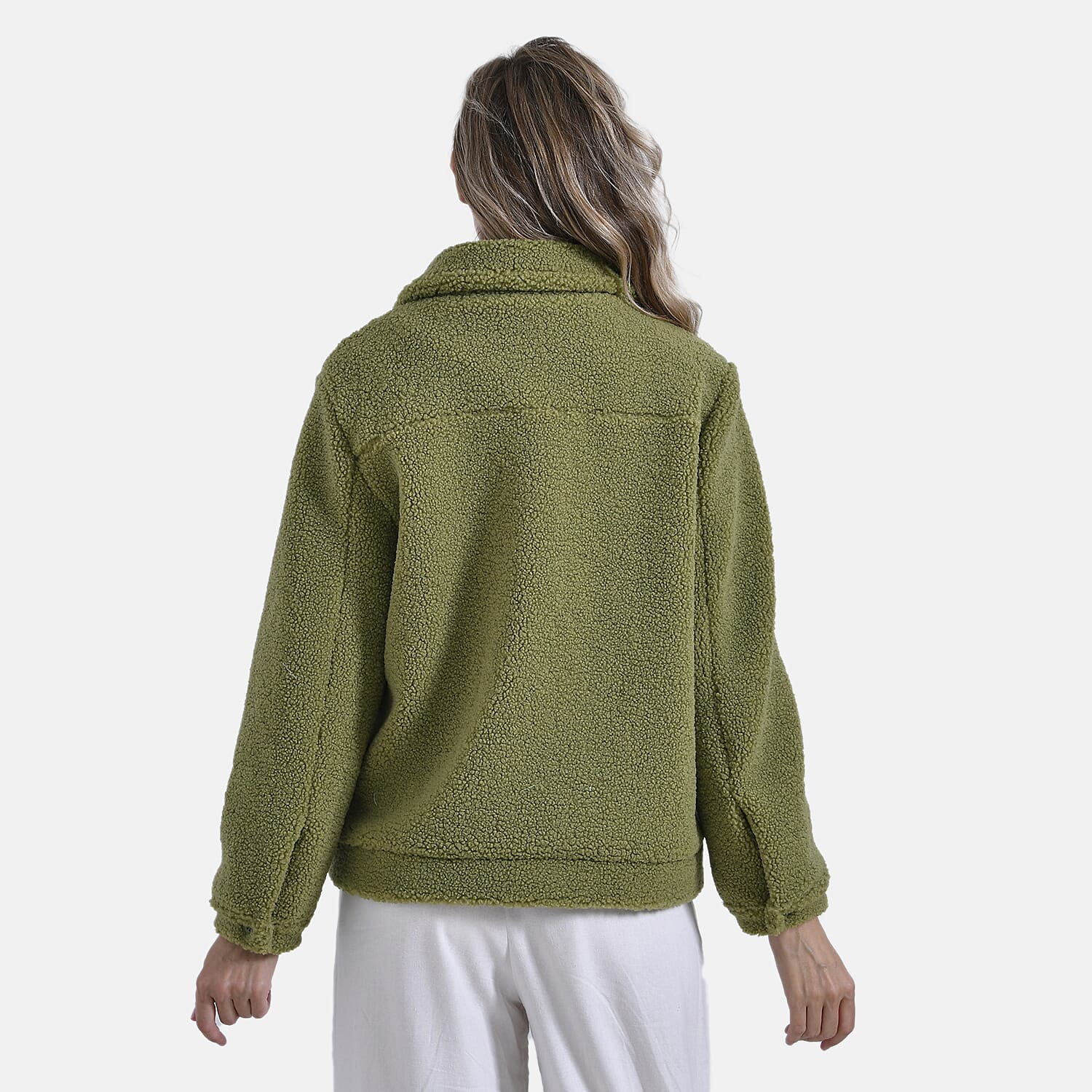 La Marey Ladies Fleece Button-Up Jacket