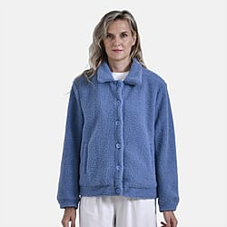 La Marey Ladies Fleece Button Up Jacket