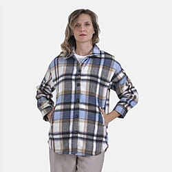 La Marey Check Fleece Shacket