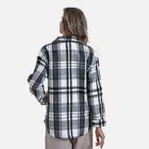 La Marey Check Fleece Shacket