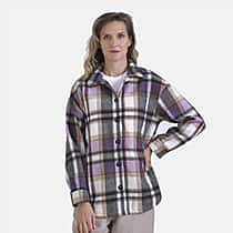 La Marey Check Fleece Shacket