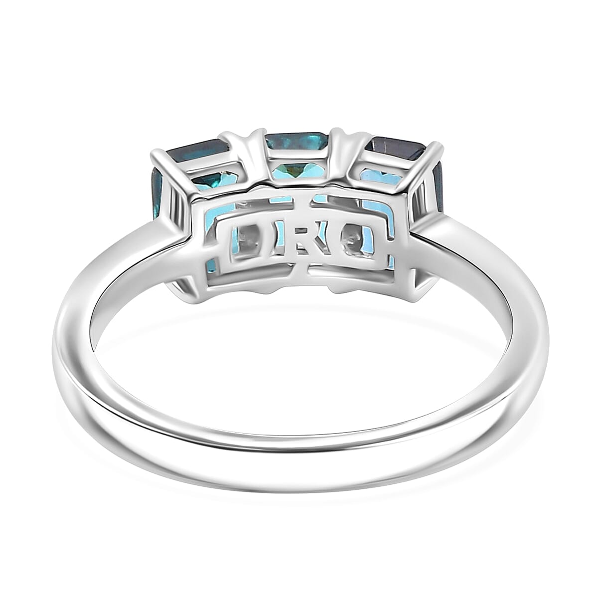 RHAPSODY 950 Platinum GSI Certified AAAA Mutuca Indicolite Trilogy Ring 1.82 Ct. Platinum Wt 4.91 Gms RHAPSODY 950 Platinum GSI Certified AAAA Mutuca Indicolite Trilogy Ring 1.82 Ct. Platinum Wt 4.91 Gms