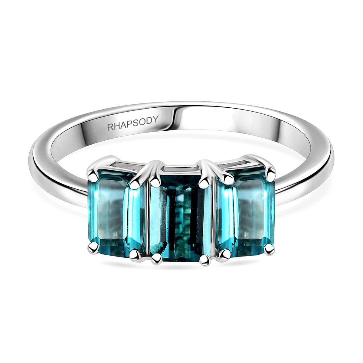 RHAPSODY 950 Platinum GSI Certified AAAA Mutuca Indicolite Trilogy Ring 1.82 Ct. Platinum Wt 4.91 Gms RHAPSODY 950 Platinum GSI Certified AAAA Mutuca Indicolite Trilogy Ring 1.82 Ct. Platinum Wt 4.91 Gms