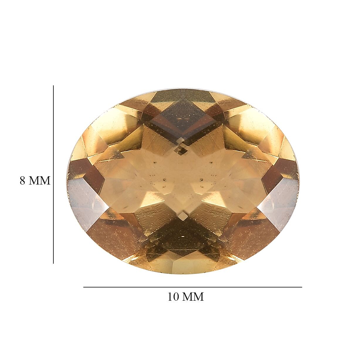 Citrine Oval 10x8 mm