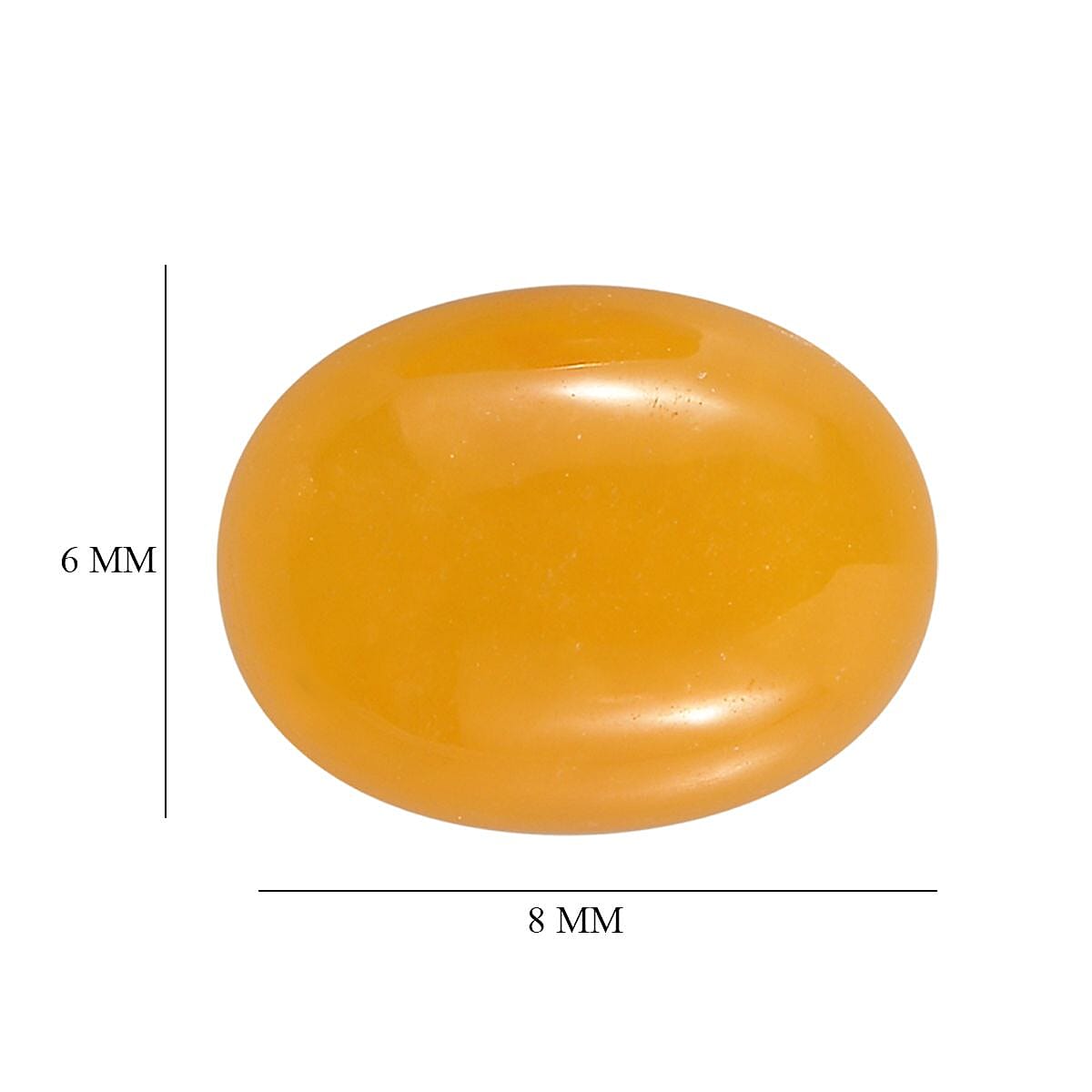 Honey Jade Oval 8x6 mm