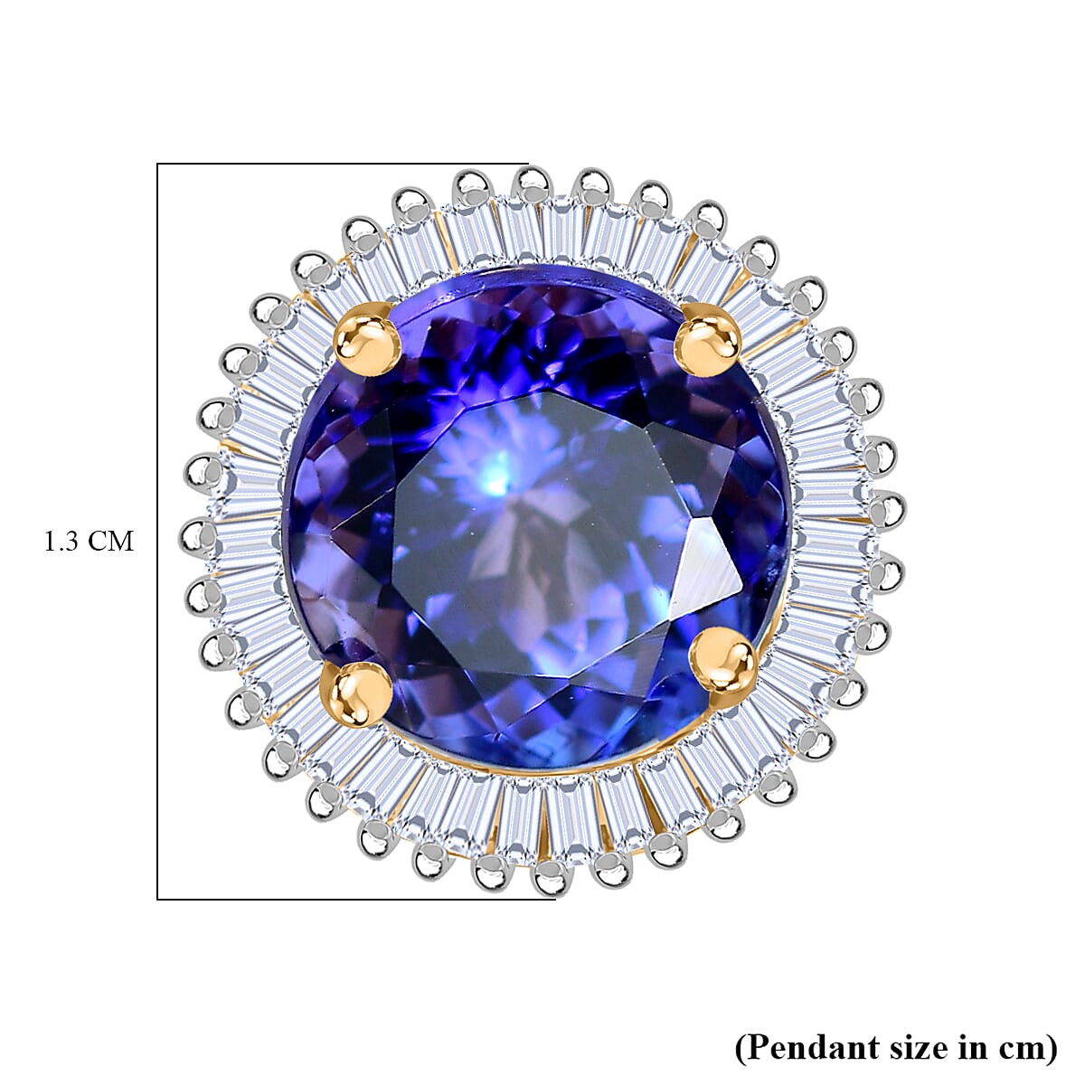 ILIANA 18K Yellow Gold AAA Tanzanite & Diamond SI-GH Solitaire Pendant 3.00 Ct. ILIANA 18K Yellow Gold AAA Tanzanite & Diamond SI-GH Solitaire Pendant 3.00 Ct.