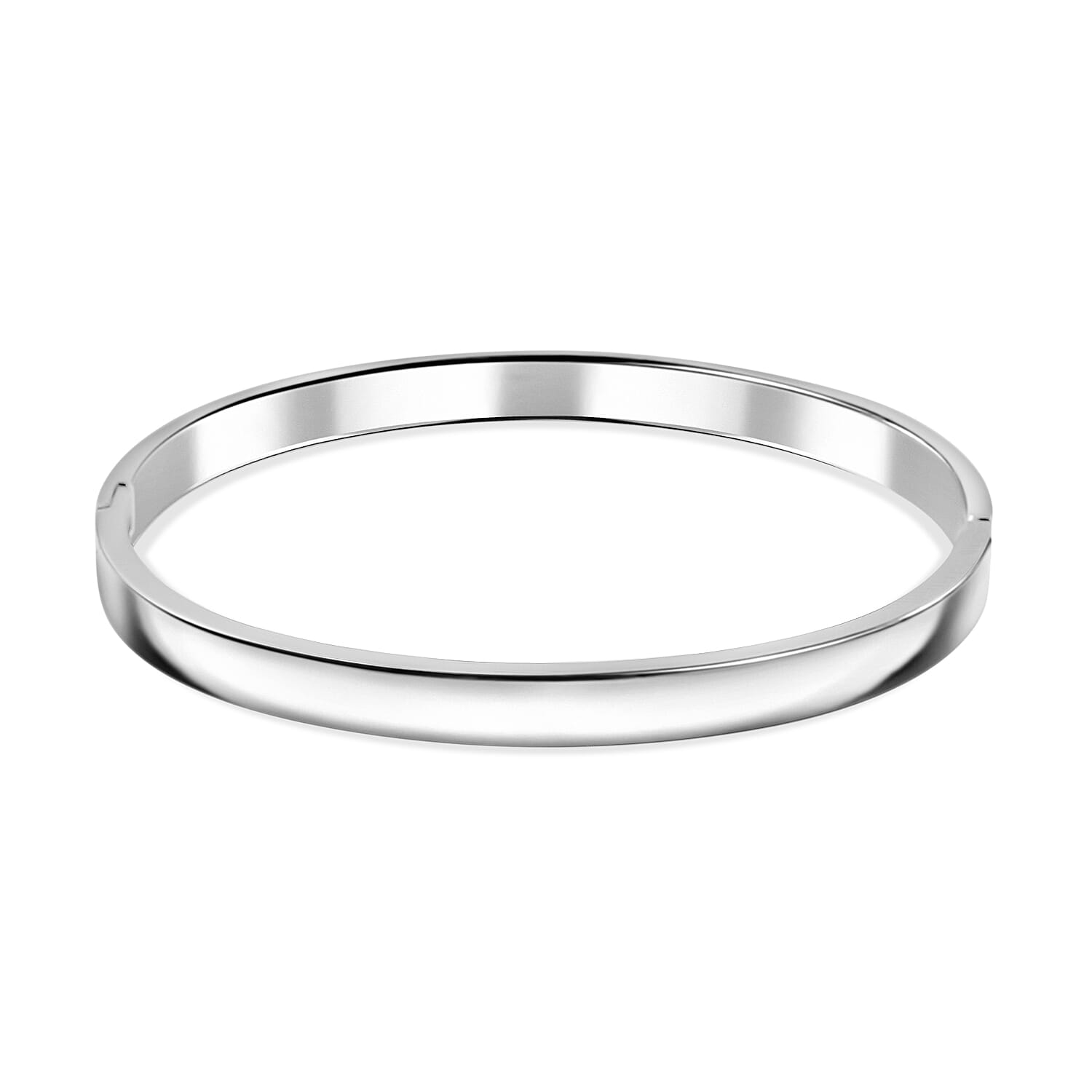 Pink Crystal Hinged Bangle (Size 7.25)