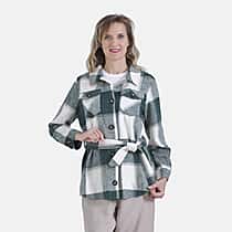 La Marey Checked Belted Winter Shirt