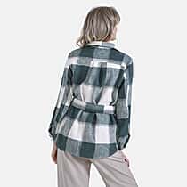 La Marey Checked Belted Winter Shirt
