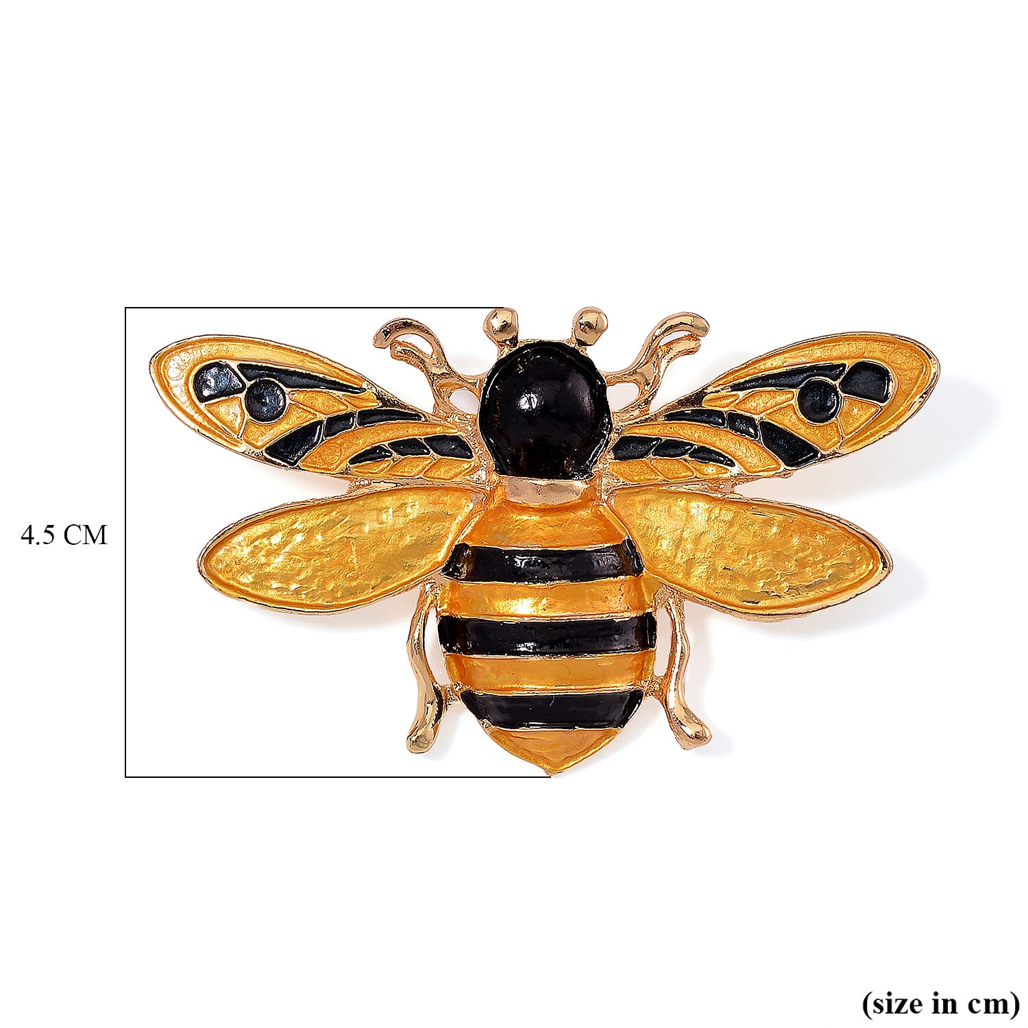   Designer Inspired- Bee Brooch - Yellow