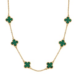 Designer Inspired Closeout- Created Malachite Necklace ( Size 20) with Extender