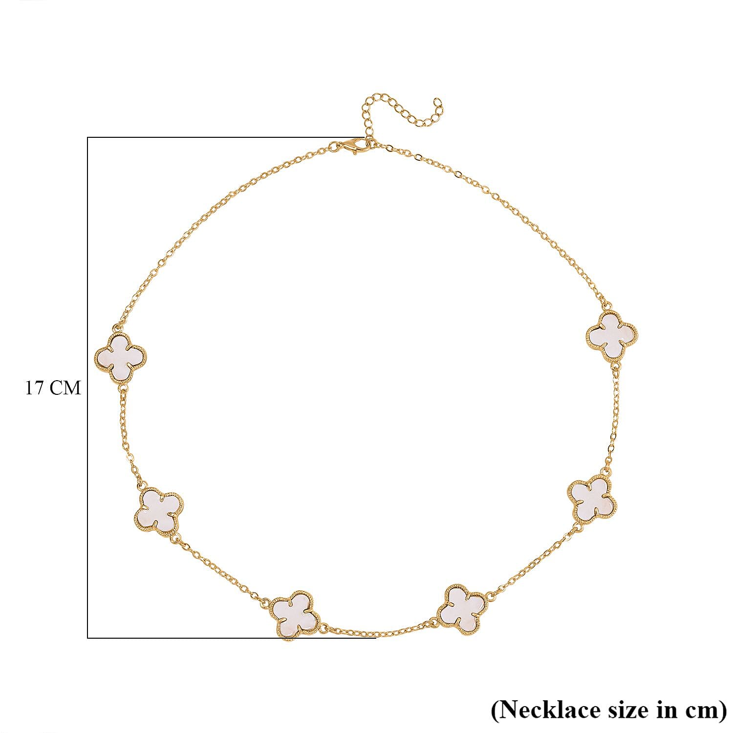 Designer Inspired Closeout- Shell Pearl Necklace ( Size 20) with Extender