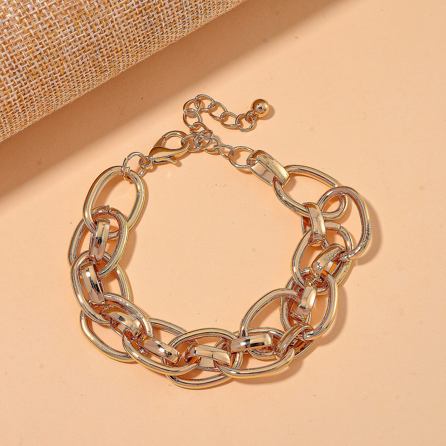 Designer Inspired - Infinity Bracelet With Lobster Clasp (Size - 7.5)