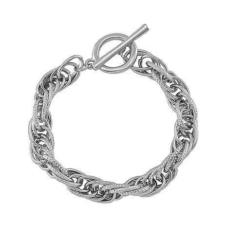 Prince of Wales Bracelet With T Bar Clasp  (Size - 8)
