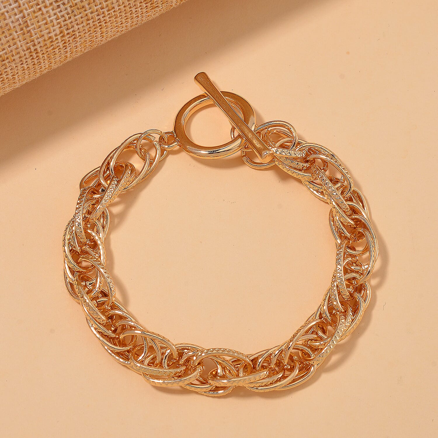 Prince of Wales  Bracelet With T Bar Clasp (Size - 8)