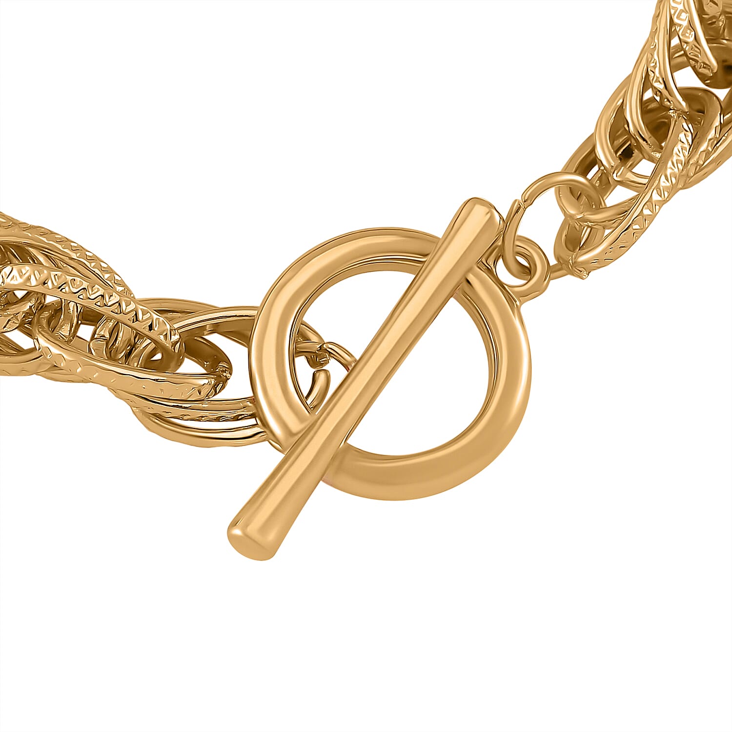 Prince of Wales  Bracelet With T Bar Clasp (Size - 8)