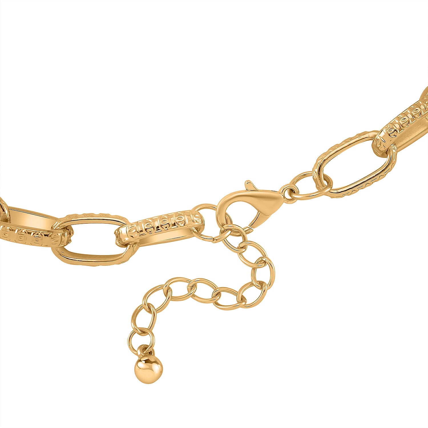 One time Close Out- Broad Paperclip Necklace With Lobster Clasp  (Size - 20-2)