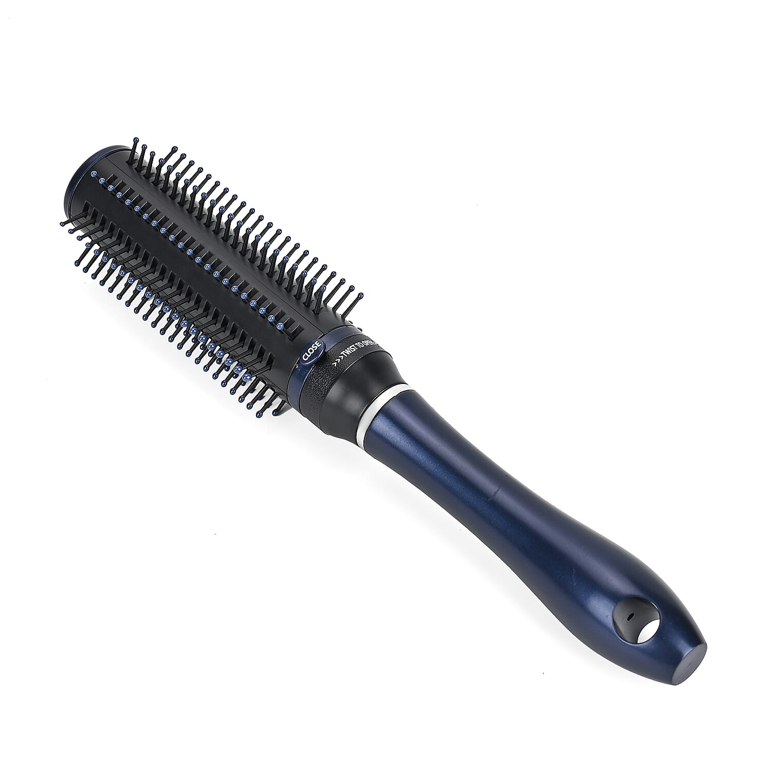 NEOMI Portable Storage Hair Comb with Retractable Bristle Technology - Navy