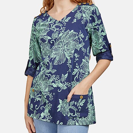 Mudflower Cotton Top (Size 1x1 cm) - Mint