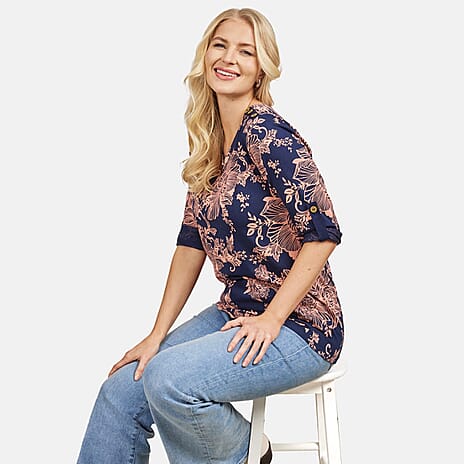 Mudflower Cotton Top (Size 1x1 cm) - Pink