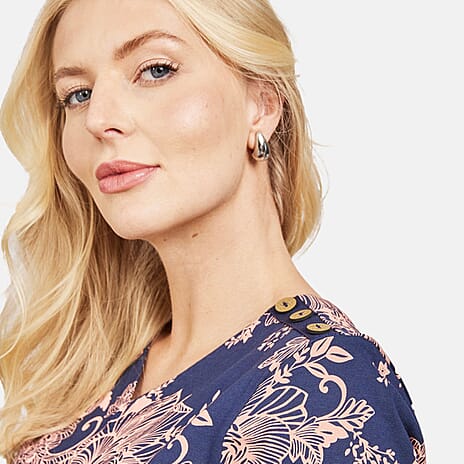 Mudflower Cotton Top (Size 1x1 cm) - Pink