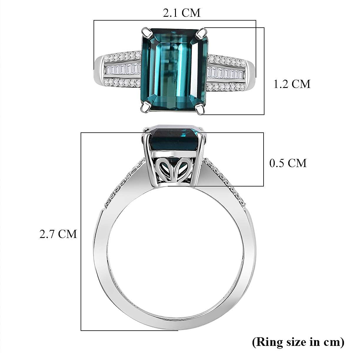 Biggest Indicolite Ring of the Year - Rhapsody 950 Platinum GSI Certified AAAA Mutuca Indicolite & Natural Diamond VS-E-F Ring 4.25 Ct, Platinum Wt 6.72 Gms. Biggest Indicolite Ring of the Year - Rhapsody 950 Platinum GSI Certified AAAA Mutuca Indicolite & Natural Diamond VS-E-F Ring 4.25 Ct, Platinum Wt 6.72 Gms.