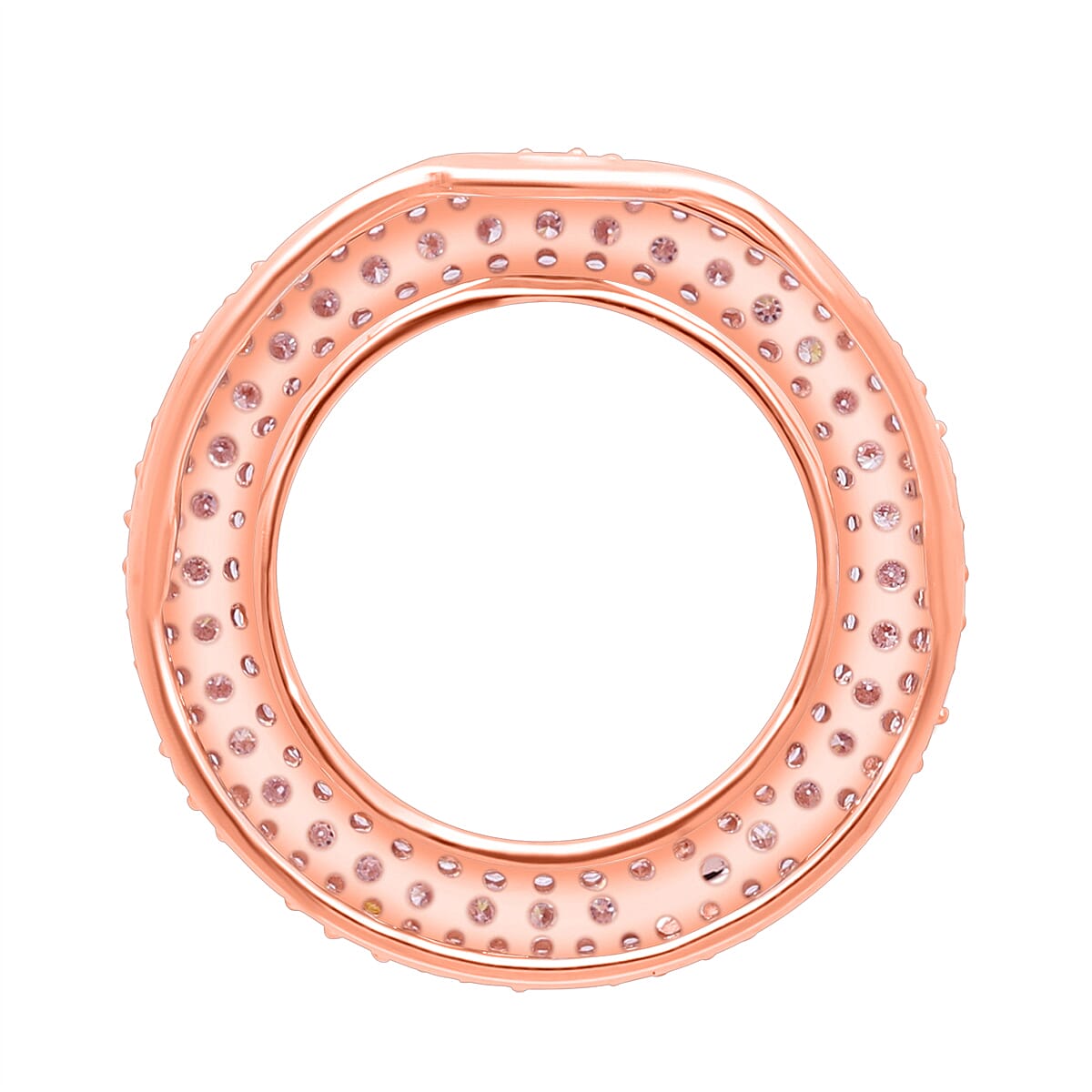 JCK Vegas Closeout-  10K Rose Gold (VS-SI) SGL Certified Pink Diamond Pendant