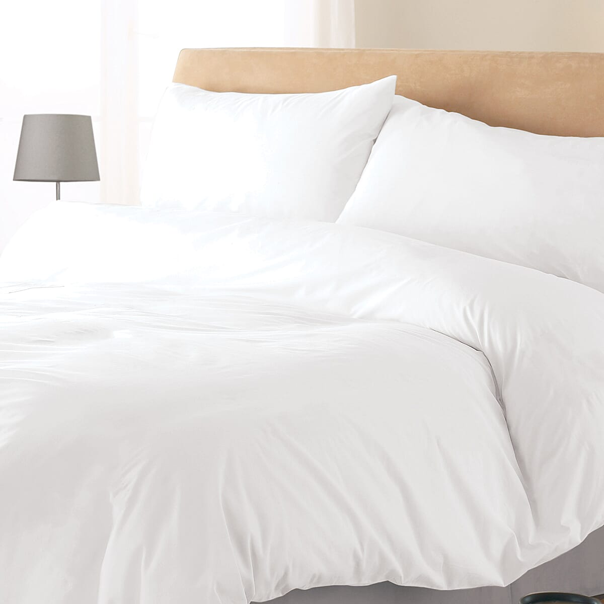 Bamboo Duvet Cover White - Single