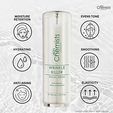 SkinChemists Wrinkle Killer 4% Syn-Ake Facial Serum - 30ml