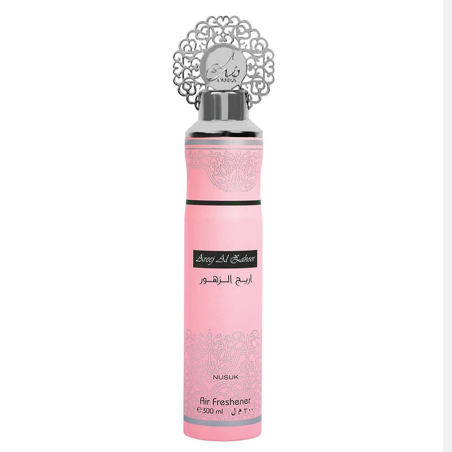 Closeout Deal - NUSUK DUBAI Areej Al Zahoor Air Freshener 300ml - Pink