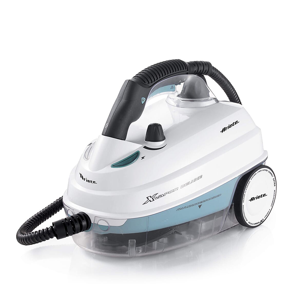 Ariete X-Vapor Delux Steam Cleaner which Sanitises,eliminating germs, bacteria, mites, etc- White