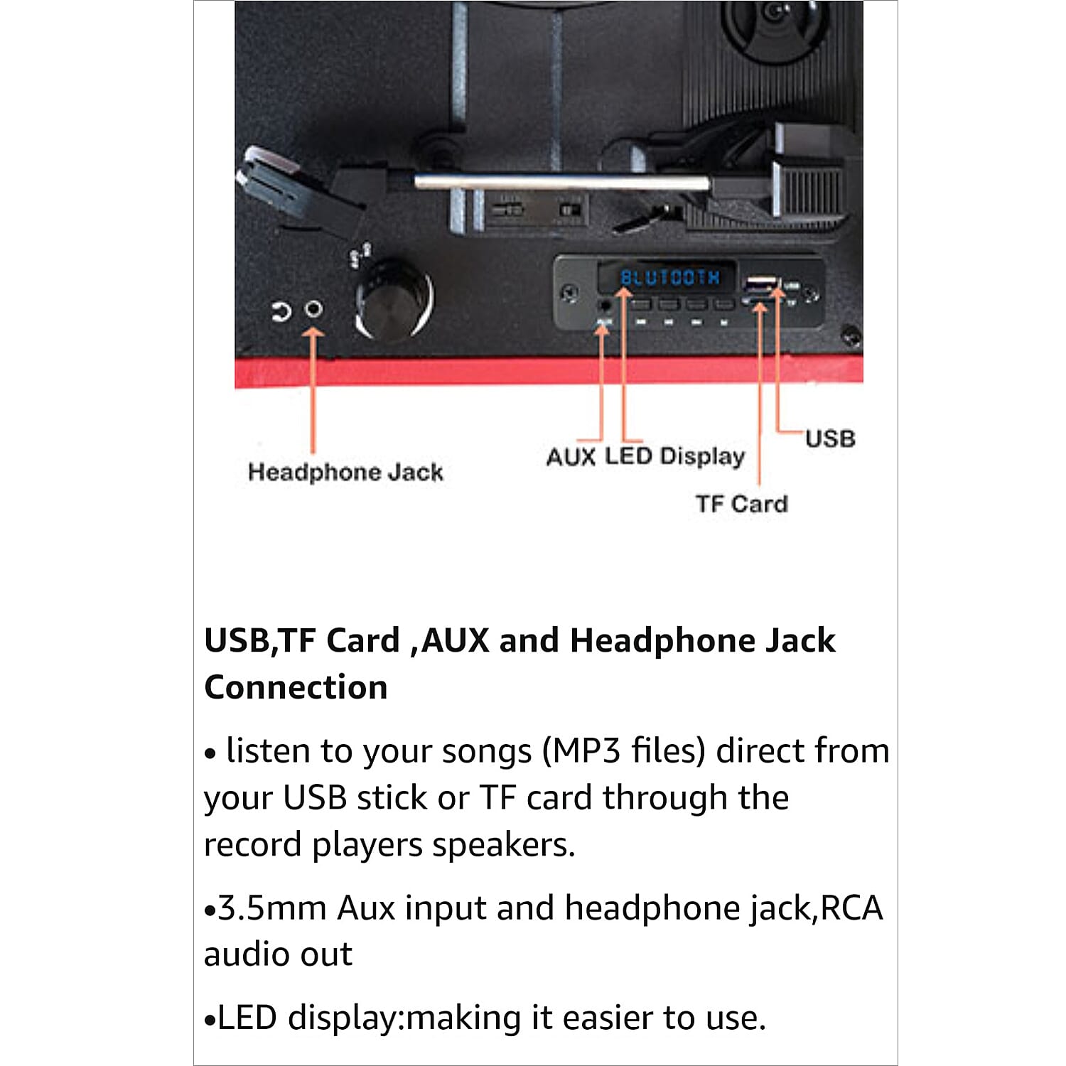 Radio (Size 34x39 cm) - Black