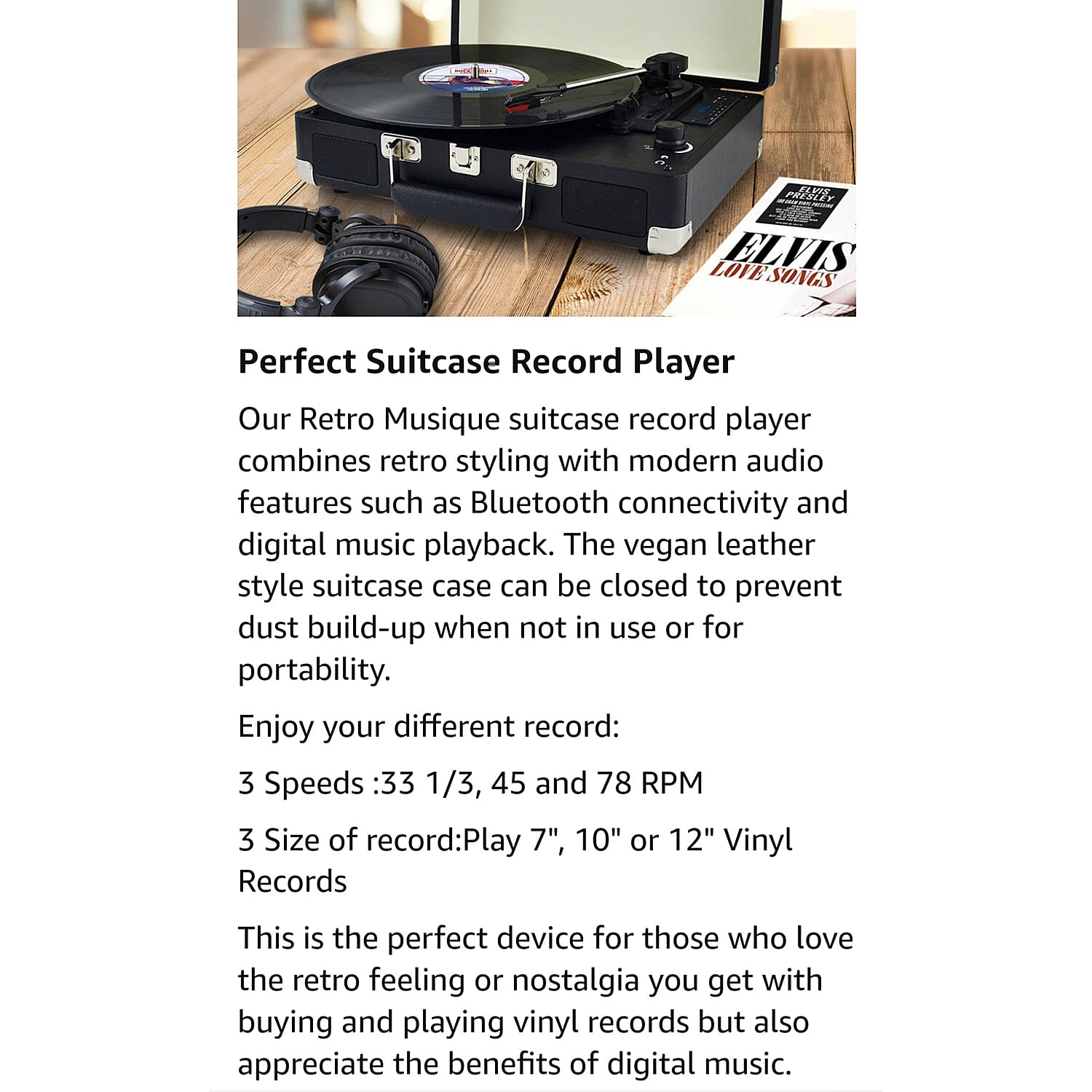 Radio (Size 34x39 cm) - Black