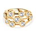 J Francis - SWAROVSKI ZIRCONIA Bubble Ring in Sterling Silver