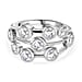 J Francis - SWAROVSKI ZIRCONIA Bubble Ring in Sterling Silver
