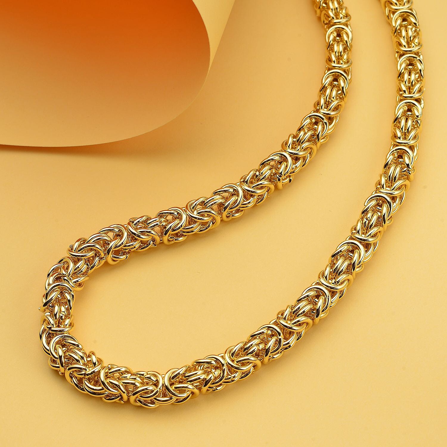 Biggest Offer- Byzantine Necklace (Size - 20-2 Inch Extender) - Biggest Offer- Byzantine Necklace (Size - 20-2 Inch Extender) -