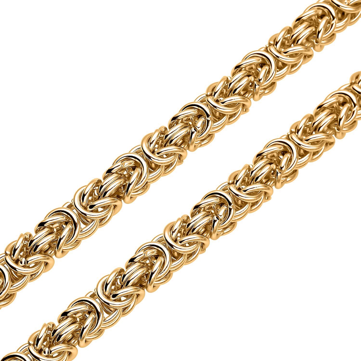 Biggest Offer- Byzantine Necklace (Size - 20-2 Inch Extender) - Biggest Offer- Byzantine Necklace (Size - 20-2 Inch Extender) -