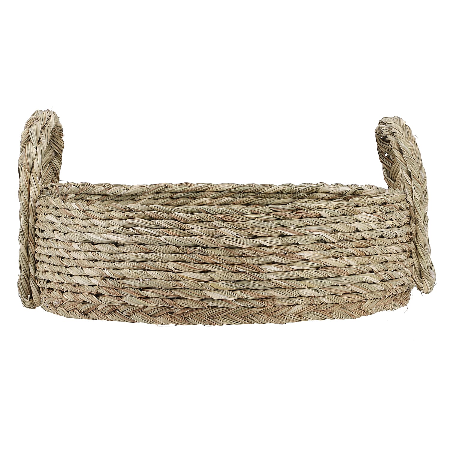 Handmade Sabai Grass Basket (Size 25x8 Cm) - Brown