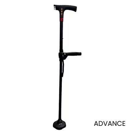 Soul Smart Walking Stick (Size 16x9x45 cm) - Black & Brown