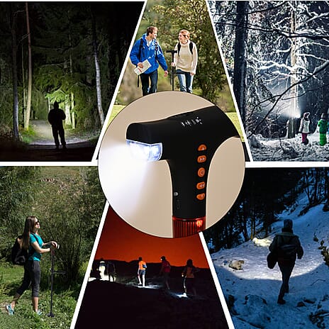 Soul Smart Walking Stick (Size 16x9x45 cm) - Blue & Brown