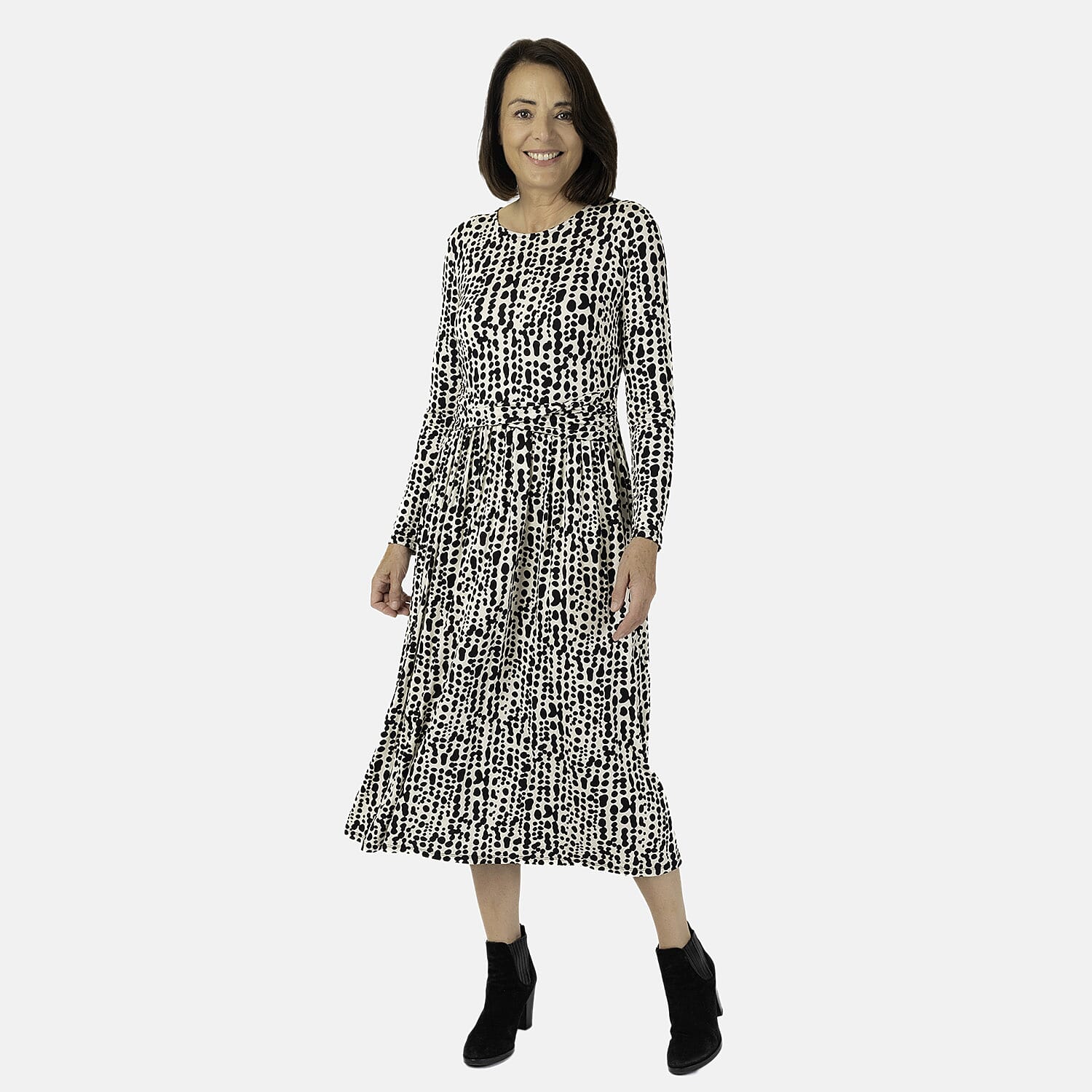 Emily Polyester Knitted Midi  - MONO