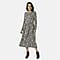 Emily Printed Knitted Midi Dress