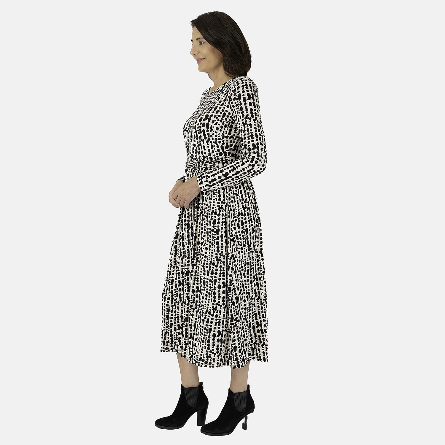 Emily Polyester Knitted Midi  - MONO