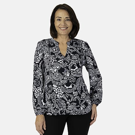 Emily Polyester Knitted Tunic (Size 1x1 cm) - Navy