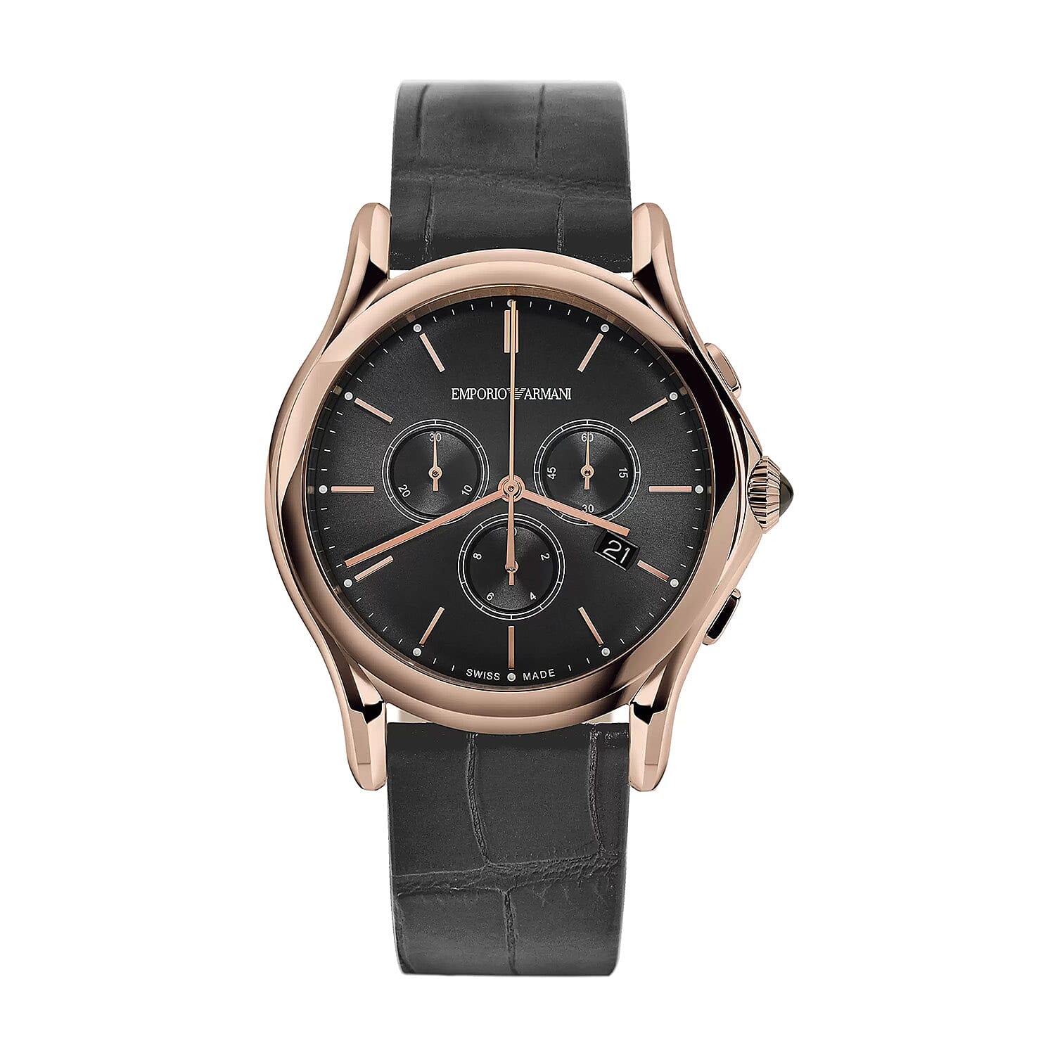 Emporio armani swiss made watch best sale