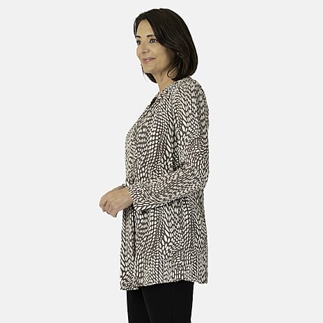 Emily waterfall blouse (Size 16) - MONO